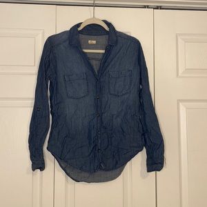 Denim Hollister Long Sleeve